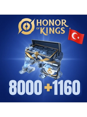 Honor of Kings 8000 + 1160 Jeton TR