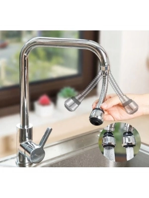 Hortumlu Esnek Su Tasarruflu 2 Modlu Musluk Başlığı