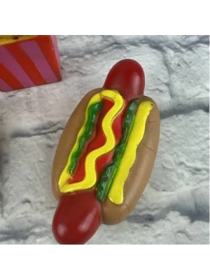Hot Dog Sesli Köpek Oyuncağı
