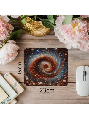 HTML Etiketli Sanatsal Mouse Pad Tasarımı - 19x23 cm 2 mm Dikdörtgen İthal Baskılı Mouse Pad
