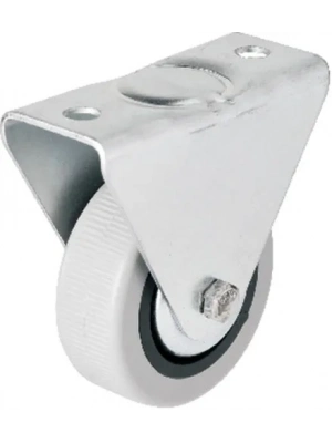 Hts 106 - 50 Mm Sabit Kapaklı Gri Pvc Teker