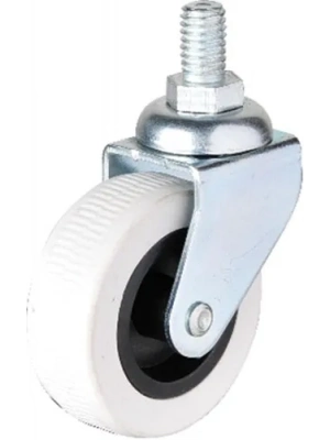 Hts 322 - 50x20 Mm Gri Vidalı Teker 4 Adet