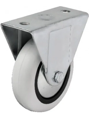 Hts 355 - 75x25 Mm Pvc Makaralı Sabit Teker 4 Adet