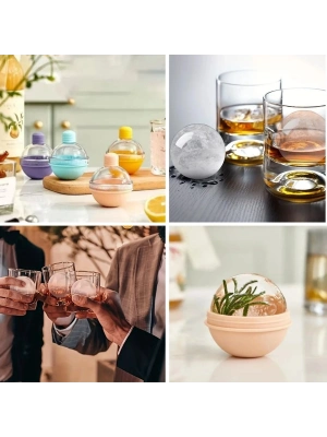 ®  Hunili Altı Silikon Kolay Çıkabilen Büyük Boy Küre Buzluk