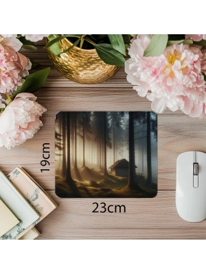 Huzur Vadisi Stilinde Zen Mouse Pad - 19x23 cm 2 mm Dikdörtgen İthal Baskılı Mouse Pad
