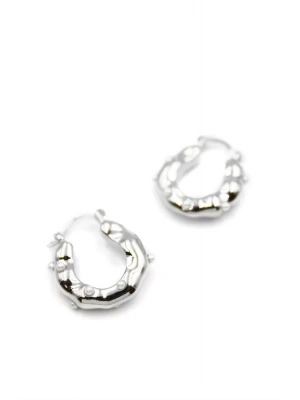 İnci Halka Küpe - Gümüş