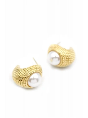 İnci Küpe - Altın