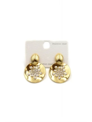 İncili Küpe - Altın