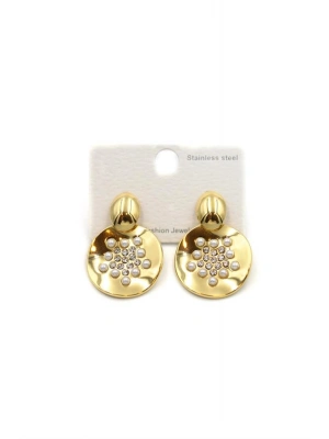 İncili Küpe - Altın