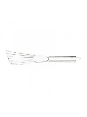 İnoks Eğri Krep Spatulası Krep Omlet Çevirici