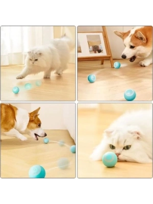 İnteraktif Kedi Köpek Şarjlı Oyun Topu