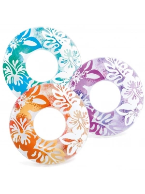 İntex Çiçek Desenli Tutunmalı Simit 76 Cm - 59251