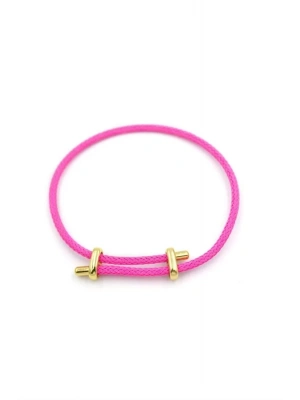 İp Bileklik - Fuşya