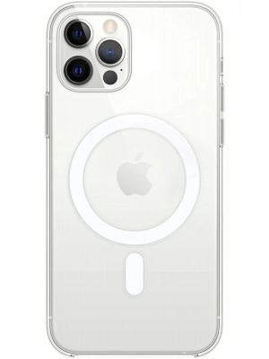 Iphone 12 Pro Kılıf Kamera Lens Korumalı Magsafe Destekli Şeffaf Darbe Emici Sert Kapak