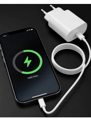 iPhone 14 13 12 Mini 11 XR XS X 20W Hızlı Şarj Adaptörü