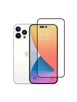 Iphone 14 Pro Uyumlu 9d Tam Kaplayan Parmak Izi Bırakmayan Ekran Koruyucu Film