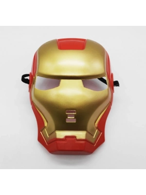 İron Man Maskesi - Demir Adam Maskesi 21x15 Cm