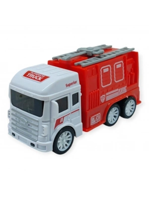 İş Makinaları Serisi - Sürtmeli İtfaiye Aracı 12 cm  - Panzer