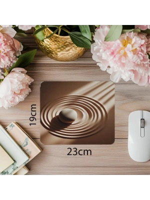 Işığa Göre Gölgelendirilmiş Zen Mousepad - 19x23 cm 2 mm Dikdörtgen İthal Baskılı Mouse Pad