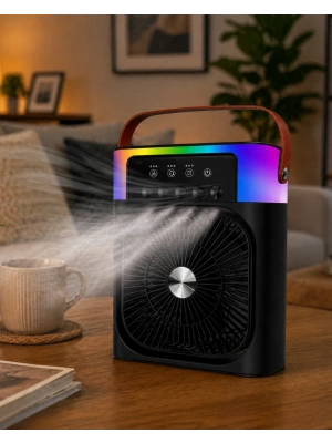 IŞIKLI FAN 5005 SİYAH