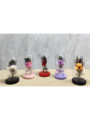 Işıklı Müzikli Romantik Gül Buketi