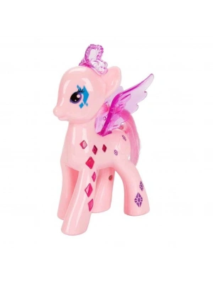 Işıltılı Pony Figür - Işıklı Figür - Pembe