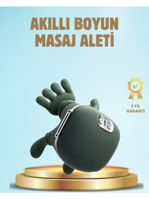 Isıtmalı Boyun ve Omuz Masaj Aleti Kablosuz Rahatlatıcı