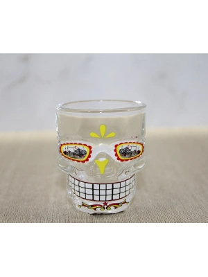İstanbul Temalı Cam Kurukafa Shot Bardak