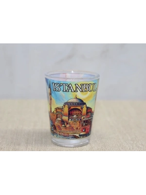 İstanbul Temalı Cam Shot Bardak Alk4356