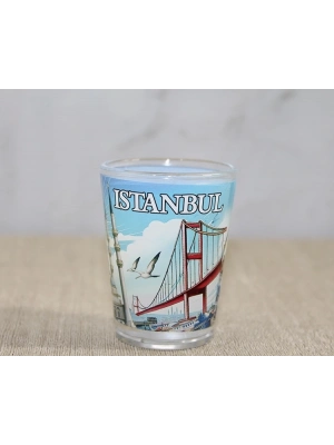İstanbul Temalı Cam Shot Bardak Alk4357