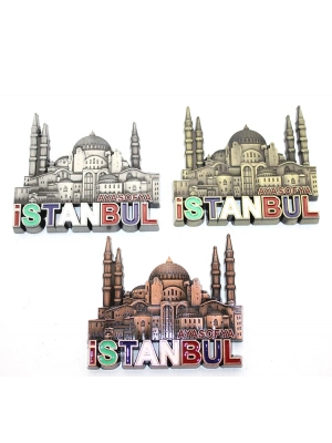 İstanbul Temalı Metal Magnet Model 6