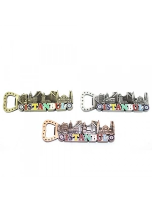 İstanbul Temalı Metal Magnet ve Açacak Model 3