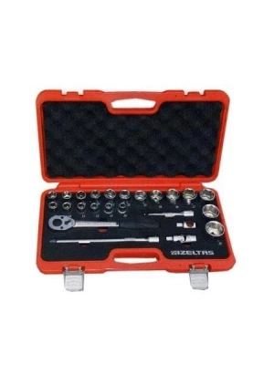 ® İzeltaş 24Lü Lokma Anahtar Takımı 1/2  (U Kolsuz)