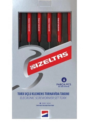 ® İzeltaş 4530 Elektronikçi Torx Tornavida Seti 6 Parça