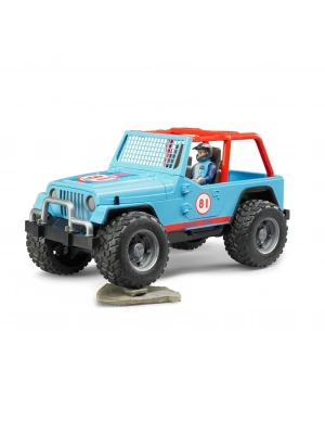 ® Jeep Cross Mavi Safari Aracı Ve Kasklı Pilotu