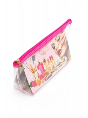 Jolly Tekli Orta Boy Şeffaf Makyaj Çantası 25cmX12cmX8CM