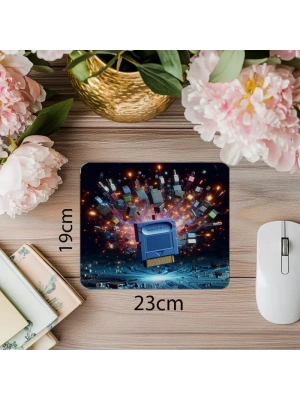 Joystick Nesline Özel Kartuş Mouse Pad - 19x23 cm 2 mm Dikdörtgen İthal Baskılı Mouse Pad