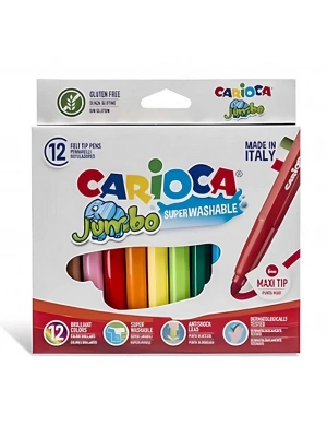 ®  Jumbo Süper Yıkanabilir Keçeli Boya Kalemi 12’li