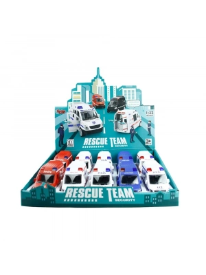 ® JW567-023 SÜRTMELİ 1:32 İLK YARDIM ARACI -VRD