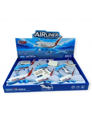 JW567-122 - SÜRTMELİ YOLCU UÇAK 15 CM 6