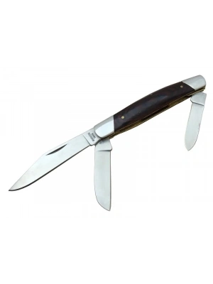 K-15 Falkon Üç Ağızlı / Üçlü Çakı 18 Cm - Ahşap Saplı, Manuel