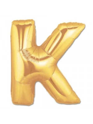K Harf Folyo Balon Altın Renk  40 İnç