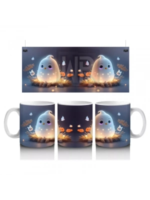 Kabaklarla Dans Eden Minik Hayalet – Hediyelik Kahve Kupası