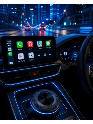 Kablosuz CarPlay Android Auto Destekli Akıllı TV Box 4G Sim Kart Girişli