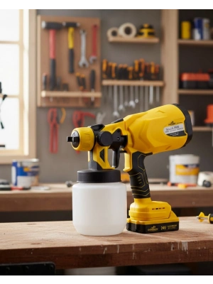 ® Kablosuz Püskürtme Tabanca Yüksek Performanslı Ev ve Atölye Kullanımı