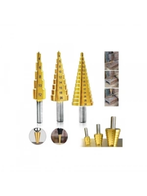 Kademeli Matkap Ucu Sac Delme Panç Seti