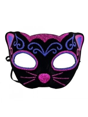 Kadife Kaplama Kedi Maskesi