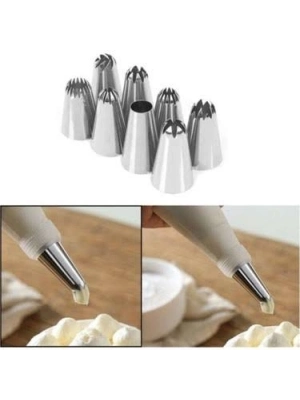 Krema Sıkma Seti 10 Parça