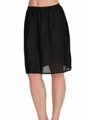 Kadın Jarse Jüpon Siyah 11003B