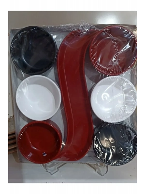 Kahvaltı Çerez Seti 7 Parça Akrilik Royaleks-M11325